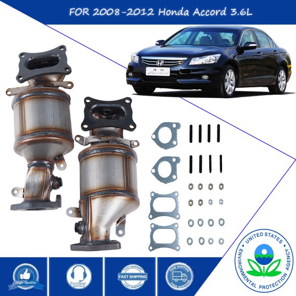 Catalytic Converter Replacement for Honda Accord 2008-2017, Pilot, Odyssey, Ridgeline, Crosstour & Acura MDX, RDX, TLX, TSX, TL, ZDX, RL, 3.5L 3.7L (EPA Compliant)