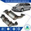 Front & Rear Catalytic Converter Compatible with 2011-2016 Dodge Grand Caravan 3.6L, 2011-2016 Chrysler Town & Country 3.6L Catalytic Convertor High Performance (EPA Compliant)